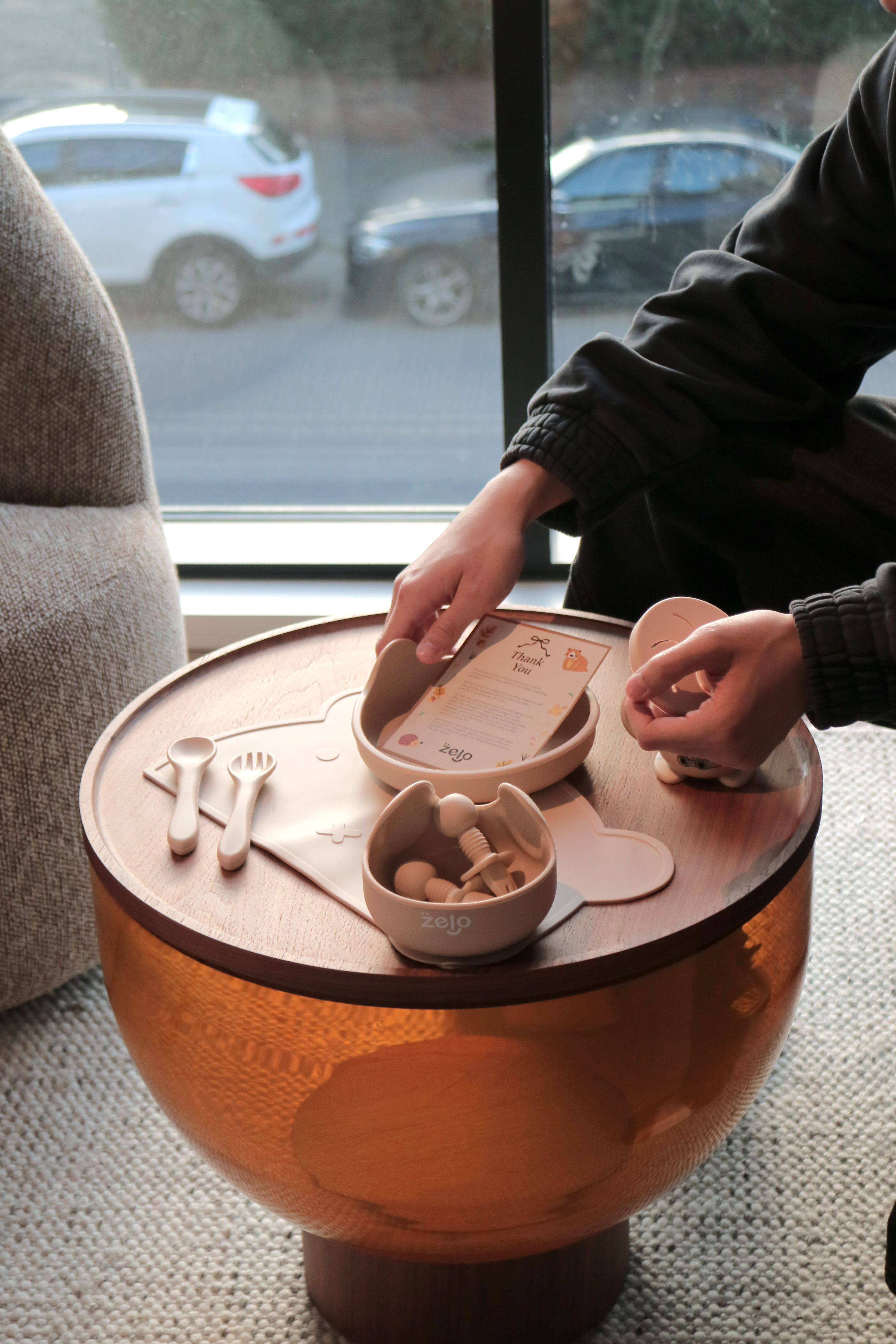 Baby enjoying mealtime